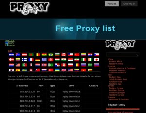 free-proxy-list